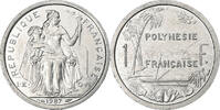 French Polynesia Franc Paris, Aluminum, Lecompte:15, KM:11 -
