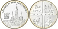 France 1-1/2 Euro Lourdes 150e Anniversaire, Paris, Silver -