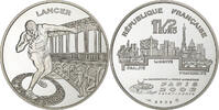 France 1-1/2 Euro Athlétisme, Lancer, Paris, Silver, KM:1843 -