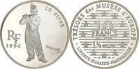 France 10 Francs-1.5 Euro Manet, Le Fifre, Paris, Silver -
