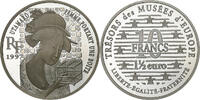 France 10 Francs-1.5 Euro Trésors des Musées d'Europe, Paris, Silver -