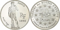 France 10 Francs-1.5 Euro Trésors des Musées d'Europe, Paris, Silver -