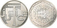 France 25 Euro Justice, Silver, Gadoury:EU 648 -