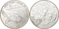 France 10 Euro New York - Paris 21 Mai 1927, Proof, Paris, Silver -