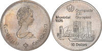 Canada 10 Dollars Elizabeth II, 1976 Montreal Olympics, Royal Canadian -