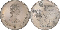 Canada 10 Dollars Elizabeth II, 1976 Montreal Olympics, Royal Canadian -