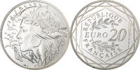 France 20 Euro Liberté, Proof, Paris, Silver -
