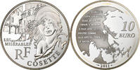 France 10 Euro Cosette, Paris, Silver, KM:1827 -