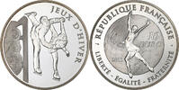 France 10 Euro Jeux D'Hiver Patinage Artistique, Paris, Silver -
