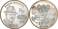 France 10 Euro Ettore Bugatti, Paris, Silver, KM:1606 -