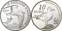 France 10 Euro Le Goéland D'Audouin, Paris, Silver, KM:1806 -