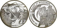 France 10 Euro Les Aventures de Blake et Mortimer, Paris, Silver -
