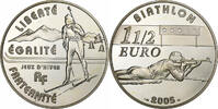 France 1-1/2 Euro Jeux d'Hiver- Biathlon, Paris, Silver, KM:1423 -