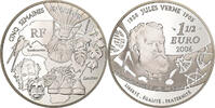France 1-1/2 Euro Cinq Semaines en Ballon, Jules Verne, Paris, Silver -