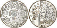 France 1-1/2 Euro Europa, Paris, Silver, KM:1301 -
