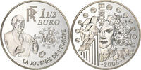 France 1-1/2 Euro La Journée de l'Europe, Paris, Silver -