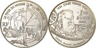France 1-1/2 Euro Tour du Monde en 80 Jours, Jules Verne, Paris, Silver -