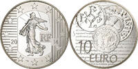 France 10 Euro Charlemagne, Proof, Paris, Silver -