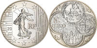 France 10 Euro Le Franc à cheval, Proof, Paris, Silver -