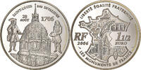 France 1-1/2 Euro Saint- Louis des Invalides, Paris, Silver -