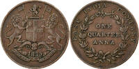 British India 1/4 Anna Copper, KM:446.1 -