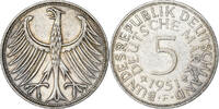 Federal Republic of Germany 5 Mark Stuttgart, Silver -