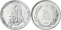 Turkey 2-1/2 Lira Istanbul, Stainless Steel, KM:927 -