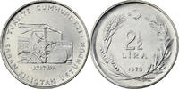 Turkey 2-1/2 Lira Istanbul, Stainless Steel, KM:896 -