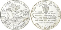 United States Dollar D-Day 6 Juin 1944, U.S. Mint, Proof, Silver -