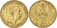 Kingdom of Prussia 20 Mark PRUSSIA, Wilhelm II, Berlin, Gold -