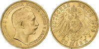 Kingdom of Prussia 20 Mark PRUSSIA, Wilhelm II, Berlin, Gold -