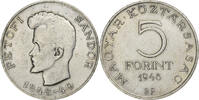 Hungary 5 Forint Budapest, Silver, KM:537 -