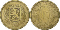 Finland 10 Markkaa Aluminum-Bronze, KM:32a -