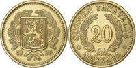 Finland 20 Markkaa Aluminum-Bronze, KM:32 -