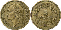 France 5 Francs Lavrillier, Paris, Aluminum-Bronze -