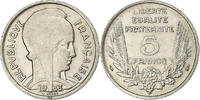France 5 Francs Bazor, Paris, Nickel, Gadoury:753, KM:887 -