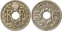 France 5 Centimes Lindauer, Paris, Rare, Copper-nickel -