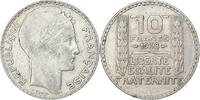 France 10 Francs Turin, Paris, Silver, Gadoury:801, KM:878 -