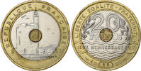 France 20 Francs Jeux Méditerranéens, Paris, Tri-Metallic -