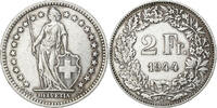 Switzerland 2 Francs Bern, Silver, KM:21 -