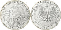 Germany 10 Euro Proof, Karlsruhe, Silver, KM:295 -