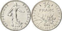 France 1/2 Franc Semeuse, Paris, Nickel, Gadoury:429 -