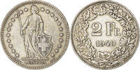 Switzerland 2 Francs Bern, Silver, KM:21 -