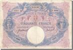 France 50 Francs Banknote, 50 F 1889-1927 ''Bleu et Rose'', 1913-10-24 -