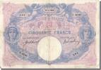 France 50 Francs Banknote, 50 F 1889-1927 ''Bleu et Rose'', 1913-02-20 -