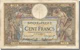 France 100 Francs Banknote, 100 F 1908-1939 ''Luc Olivier Merson'' -