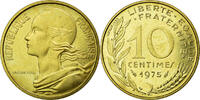 France 10 Centimes Coin, Marianne, Aluminum-Bronze -
