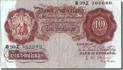 Great Britain 10 Shillings Banknote -