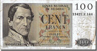 Belgium 100 Francs Banknote, 1959-01-20 -
