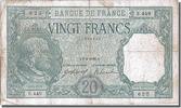 France 20 Francs Banknote, 20 F 1916-1919 ''Bayard'', 1916-09-07 -
